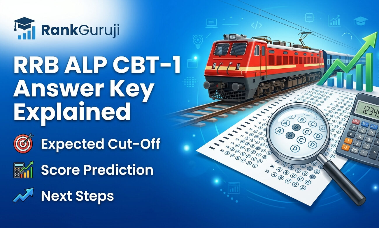RankGruruji RRB ALP CBT-1 Answer Key Explained: Expected Cut-Off, Score Prediction & Next Steps